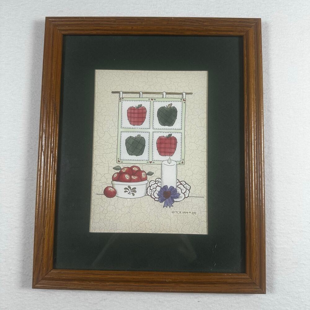 Vintage TCR 1994 292 Quilted Apples Print